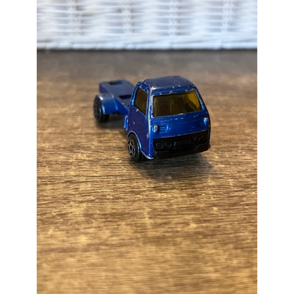 Vintage Blue Transport Truck Semi Unbranded‎ Made In China Loose Die Cast EUC